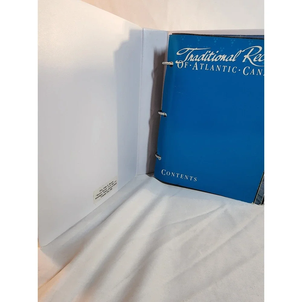 Traditional Recipes of Atlantic Canada Binder Cookbook Ultramar Regional Cooking